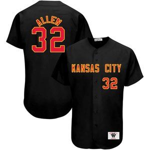 Kansas City Allen Black Baseball Jersey